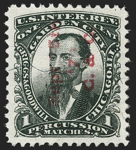 Sale 1212, Lot 434, Private Die Match Stamps: A thru G