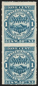 Sale 1212, Lot 447, Private Die Match Stamps: H thru Z