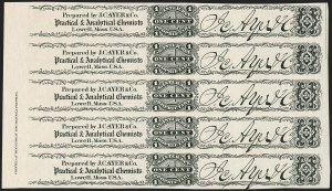 Sale 1212, Lot 457, Private Die Medicine Stamps: A thru C