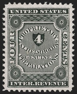 Sale 1212, Lot 504, Private Die Medicine Stamps: D thru L