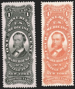 Sale 1212, Lot 507, Private Die Medicine Stamps: D thru L