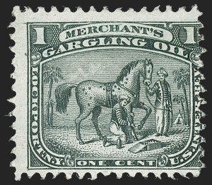 Sale 1212, Lot 531, Private Die Medicine Stamps: M thru R