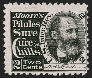 Sale 1212, Lot 536, Private Die Medicine Stamps: M thru R