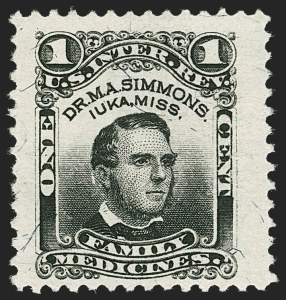 Sale 1212, Lot 552, Private Die Medicine Stamps: S thru Z