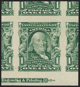 Sale Number 1217, Lot Number 1060, 1902-08 Issues (Scott 300-320)
