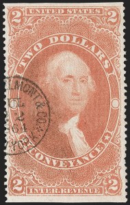 Sale 1217, Lot 1394, Revenues - First Issue