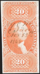 Sale 1217, Lot 1409, Revenues - First Issue