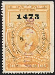 Sale 1217, Lot 1443, Revenues - Documentary
