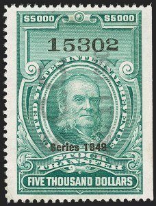 Sale 1217, Lot 1469, Revenues - Proprietary, Stock Transfer