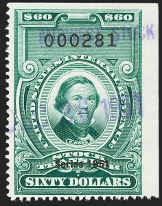 Sale 1217, Lot 1472, Revenues - Proprietary, Stock Transfer