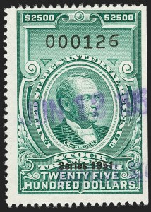 Sale 1217, Lot 1474, Revenues - Proprietary, Stock Transfer