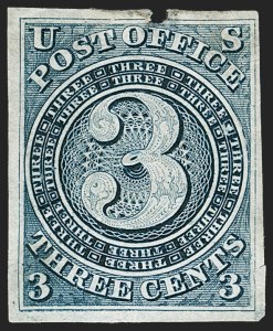 Sale 1217, Lot 502, 3c 1851-57 Issues - Essays and Proofs