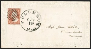 Sale 1217, Lot 543, 3c 1851-57 Issues - Shades