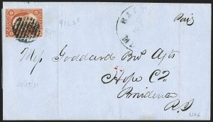 Sale 1217, Lot 545, 3c 1851-57 Issues - Shades