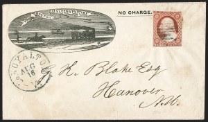 Sale 1217, Lot 559, 3c 1851-57 Issues - Illustrated, Advertising and Campaign Covers