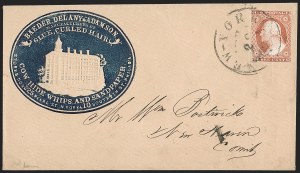 Sale 1217, Lot 560, 3c 1851-57 Issues - Illustrated, Advertising and Campaign Covers