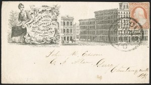 Sale 1217, Lot 562, 3c 1851-57 Issues - Illustrated, Advertising and Campaign Covers