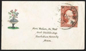 Sale 1217, Lot 565, 3c 1851-57 Issues - Illustrated, Advertising and Campaign Covers