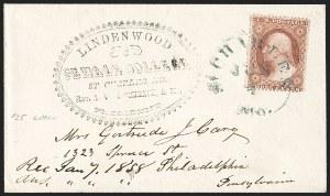 Sale 1217, Lot 567, 3c 1851-57 Issues - Illustrated, Advertising and Campaign Covers