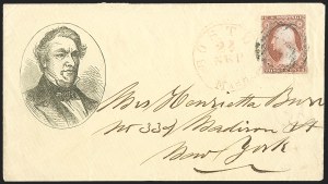 Sale 1217, Lot 568, 3c 1851-57 Issues - Illustrated, Advertising and Campaign Covers