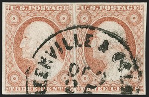 Sale 1217, Lot 598, 3c 1851-57 Issues - Railroads and Waterways