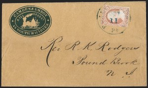 Sale 1217, Lot 600, 3c 1851-57 Issues - Railroads and Waterways