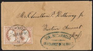 Sale 1217, Lot 622, 3c 1851-57 Issues - Carriers, Locals and Western Mails