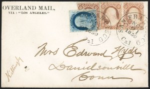 Sale 1217, Lot 629, 3c 1851-57 Issues - Carriers, Locals and Western Mails