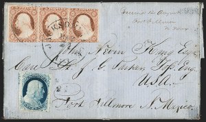 Sale 1217, Lot 631, 3c 1851-57 Issues - Carriers, Locals and Western Mails