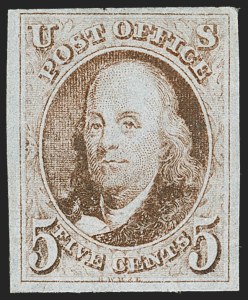 Sale 1217, Lot 654, 1847 Issue (Scott 1-2)