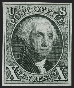 Sale 1217, Lot 690, 1875 Reproduction of 1847 Issue (Scott 3-4)