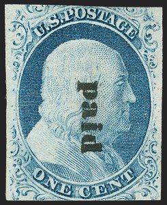 Sale 1217, Lot 716, 1c 1851-56 Issue (Scott 6-9)