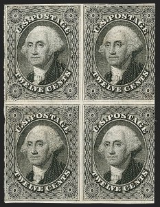 Sale 1217, Lot 744, 3c-12c 1851-56 Issue (Scott 10-17)