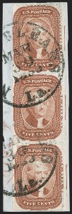 Sale 1217, Lot 765, 5c 1857-60 Issue (Scott 27-30A)