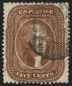 Sale 1217, Lot 776, 5c 1857-60 Issue (Scott 27-30A)