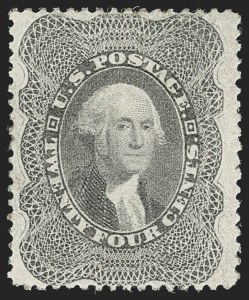 Sale 1217, Lot 791, 10c-90c 1857-60 Issue (Scott 31-39)