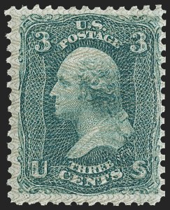 Sale 1217, Lot 819, 1861-66 Issue (Scott 56-78)