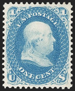 Sale 1217, Lot 825, 1861-66 Issue (Scott 56-78)