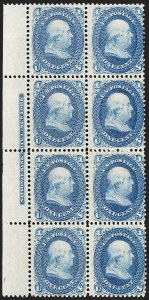 Sale 1217, Lot 826, 1861-66 Issue (Scott 56-78)