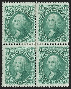 Sale 1217, Lot 836, 1861-66 Issue (Scott 56-78)