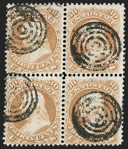 Sale 1217, Lot 839, 1861-66 Issue (Scott 56-78)
