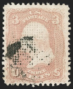 Sale 1217, Lot 849, 1867-68 Grilled Issue (Scott 79-101)