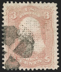Sale 1217, Lot 851, 1867-68 Grilled Issue (Scott 79-101)