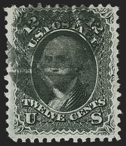 Sale 1217, Lot 854, 1867-68 Grilled Issue (Scott 79-101)
