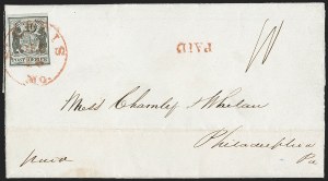 Sale 1219, Lot 1, Postmasters' Provisionals