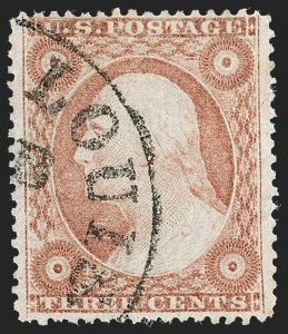 Sale 1219, Lot 108, 3c 1857-60 Issue (Scott 25-26A)