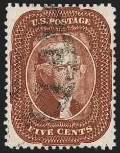 Sale 1219, Lot 114, 5c 1857-60 Issue (Scott 27-30A)