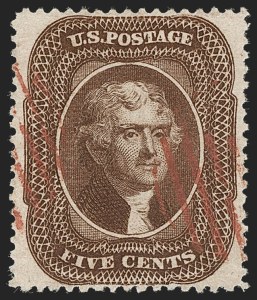 Sale Number 1219, Lot Number 119, 5c 1857-60 Issue (Scott 27-30A)