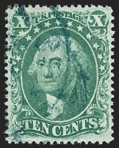 Sale 1219, Lot 124, 10c-12c 1857-60 Issue (Scott 31-36B)