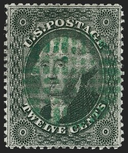 Sale 1219, Lot 130, 10c-12c 1857-60 Issue (Scott 31-36B)